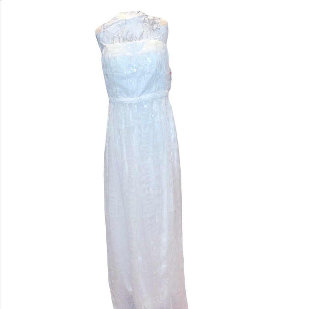 GB Strapless ivory dress Size Large 🤍Beautiful